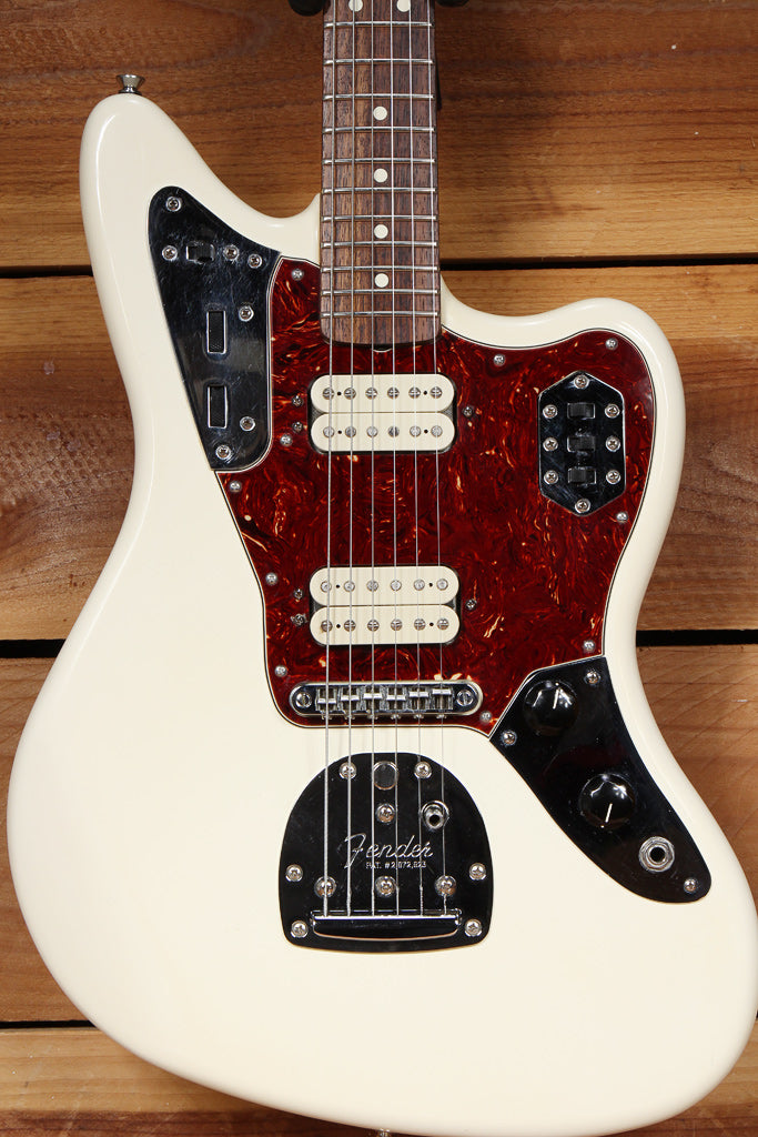 FENDER 2008 (Rosewood) CLASSIC PLAYER JAGUAR HH White Nice! Offset 43693