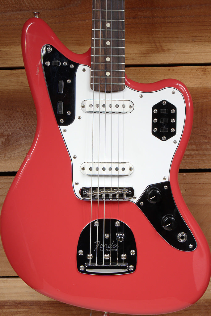 FENDER JAGUAR FIESTA RED Classic 60s Lacquer Fresh Fret Level Crown Setup 71192