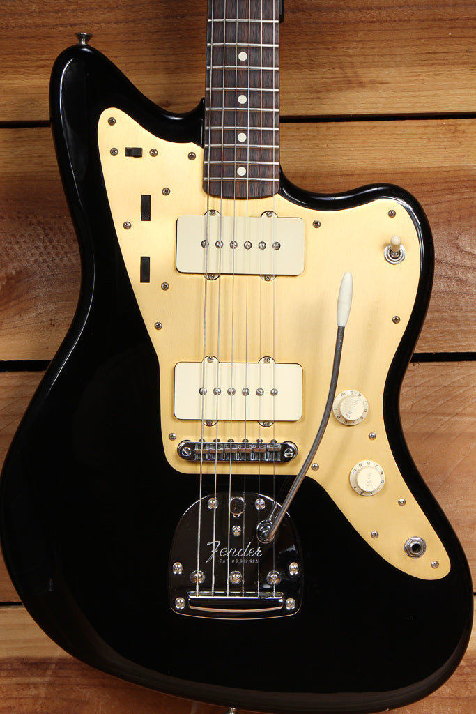 FENDER CLASSIC PLAYER JAZZMASTER Offset BLACK/GOLD NICE! 58 62 Re-issue 25533