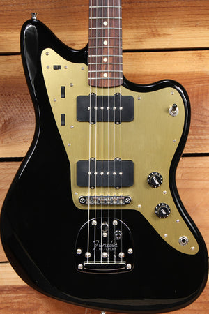 FENDER CLASSIC PLAYER JAZZMASTER Offset BLACK/GOLD CLEAN! 58 62 Replica 22731