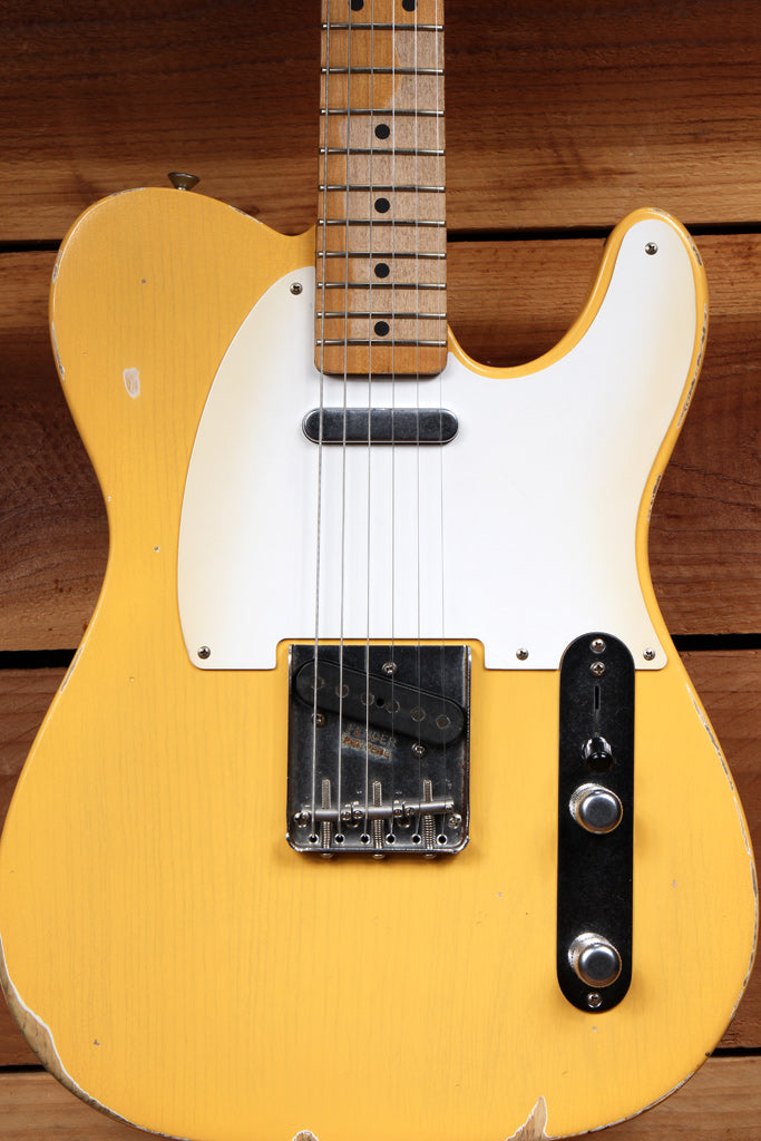 FENDER 2010 ROAD WORN 50s TELECASTER RARE! TV Yellow Best Tele Relic Around 1736