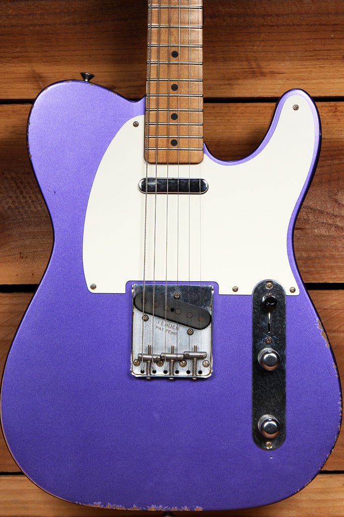 FENDER 50s ROAD WORN TELECASTER FSR 2018 Relic Purple Tele Electric Guitar 40455