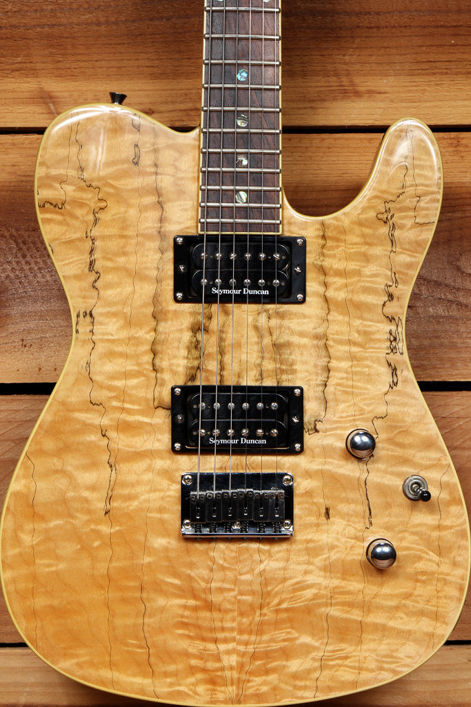 FENDER FSR TELECASTER Spalted Maple MIK Korea Seymour Duncan PU