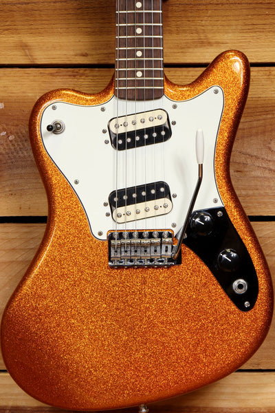 レアFender Pawnshop SuperSonic OrangeFlake 5-fender-super-sonic-oj-02379-