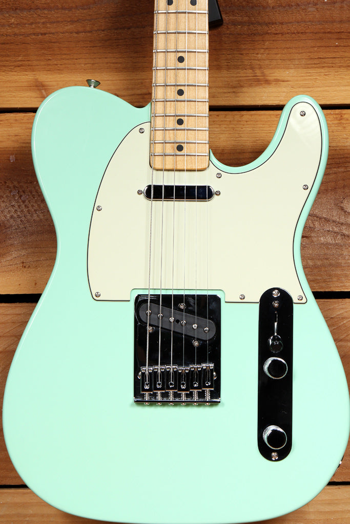 FENDER FSR 2009 TELECASTER Surf GREEN Matched Head Tele Plus Case! 94778