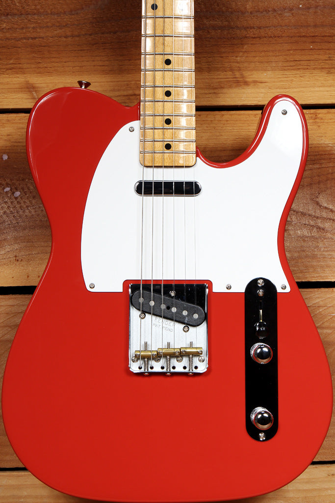 FENDER 2019 VINTERA 50s TELECASTER Fiesta Red Mint! + Bag & Papers Tele 59115