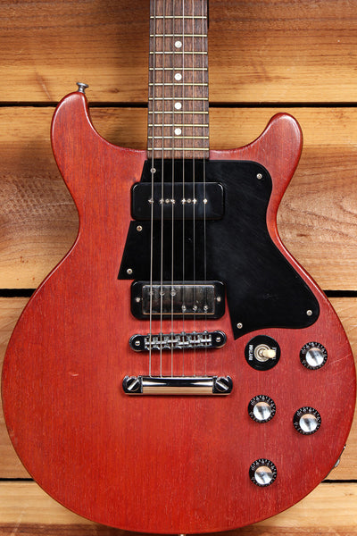 GIBSON 2005 Les Paul Double Cutaway Faded Cherry DC Cut Upgraded Picku –  Still Kickin Music