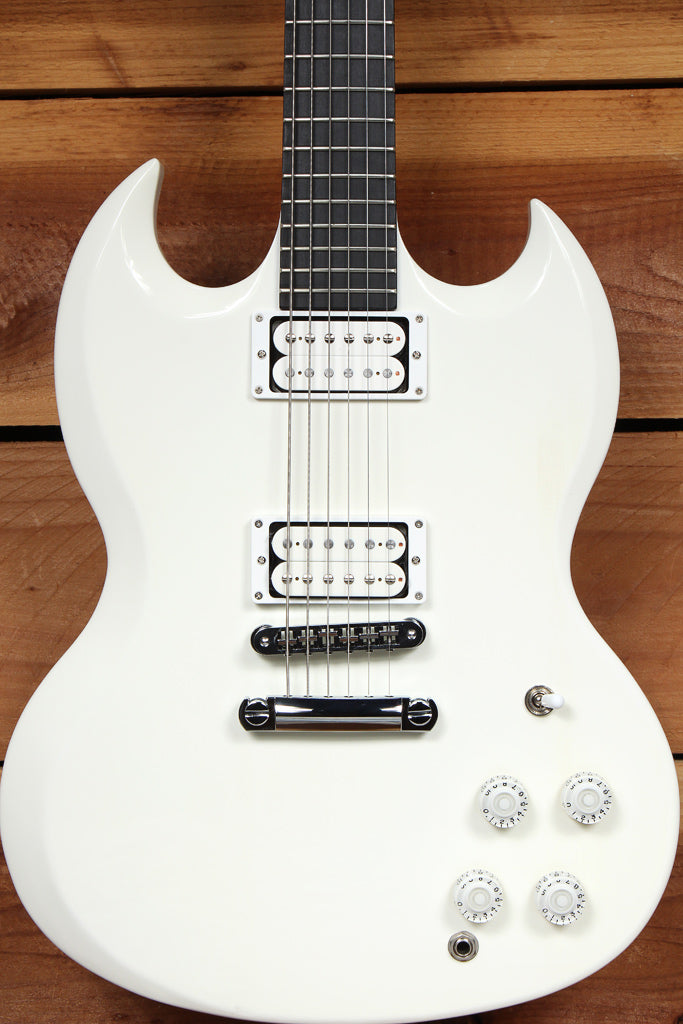 GIBSON SG BARITONE Nice! + OHSC & Papers Alpine White USA 31454