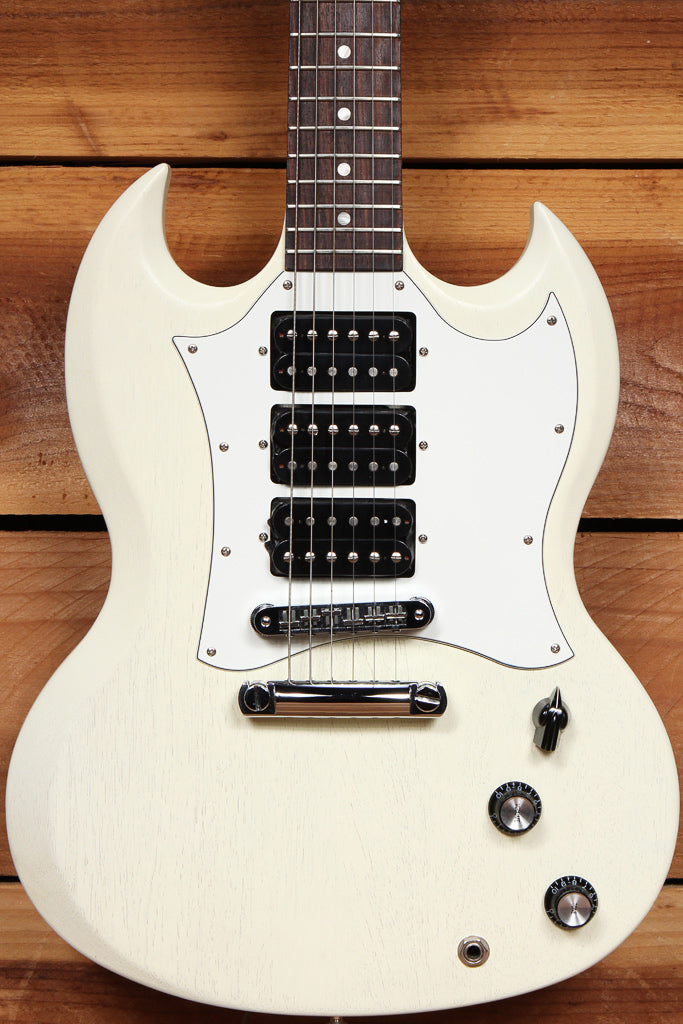 GIBSON SG3 SPECIAL FADED White 3 PICKUP 490 PU Tone Selector