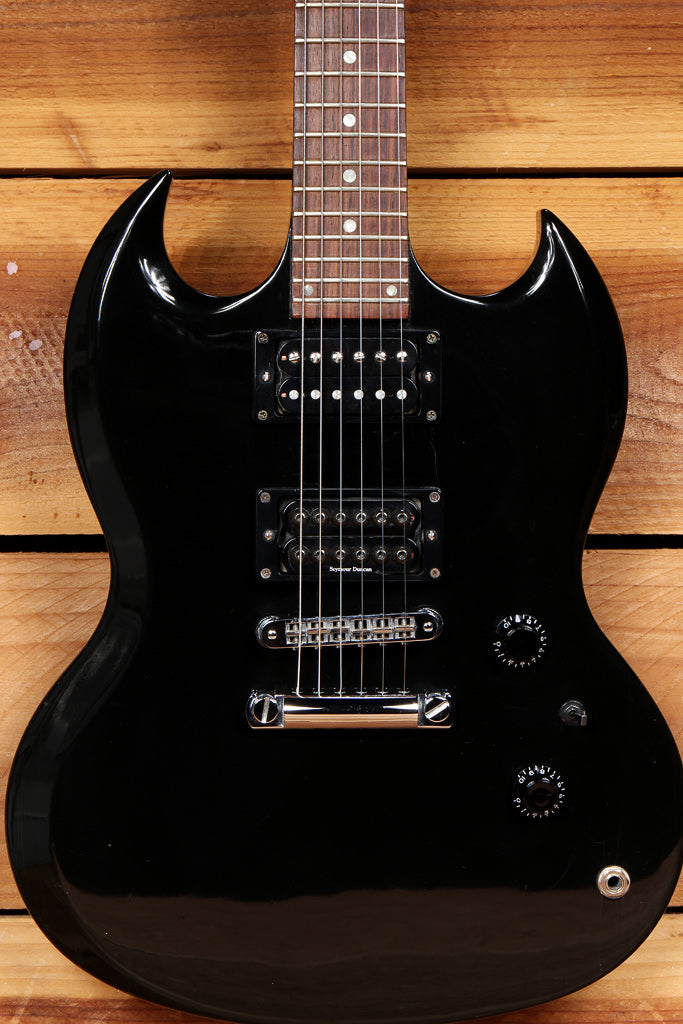 GIBSON SG-1 SG-X 1997 Killer! Ebony Black! Duncan PU Upgrade 87464