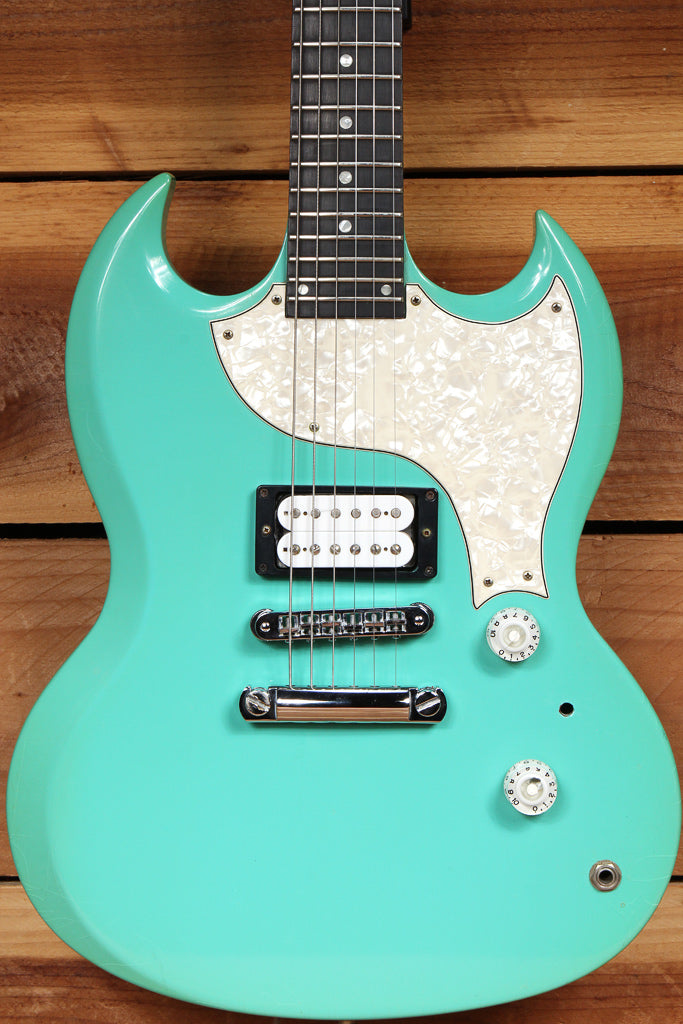 GIBSON SG-X 1998 Super Rare! Caribbean Blue! Ebony Board Nice