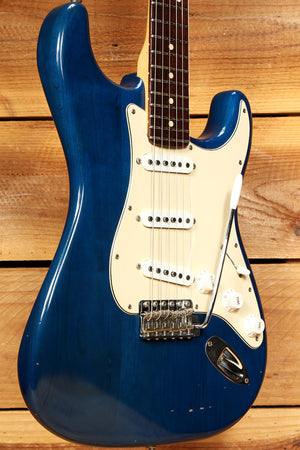 FENDER HIGHWAY ONE 1 Stratocaster 2003 USA Nitro American BLUE STRAT RELIC 16983