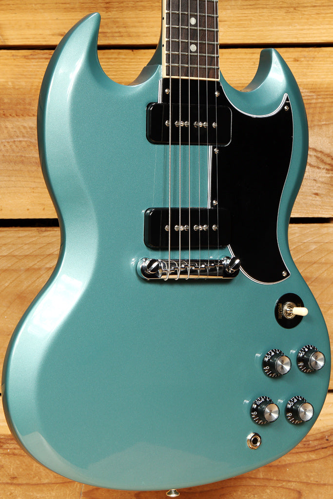 ギター Gibson SG Standard 2019 Pelham Blue 2019 Gibson SG Standard Pelham Blue | Guitar Chimp