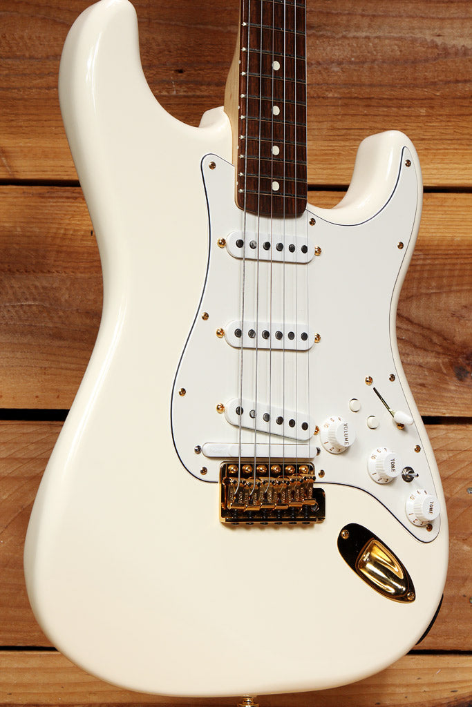 Fender ROLAND Ready GC-1 Stratocaster White/Gold! 13-Pin Midi PU Strat 00011