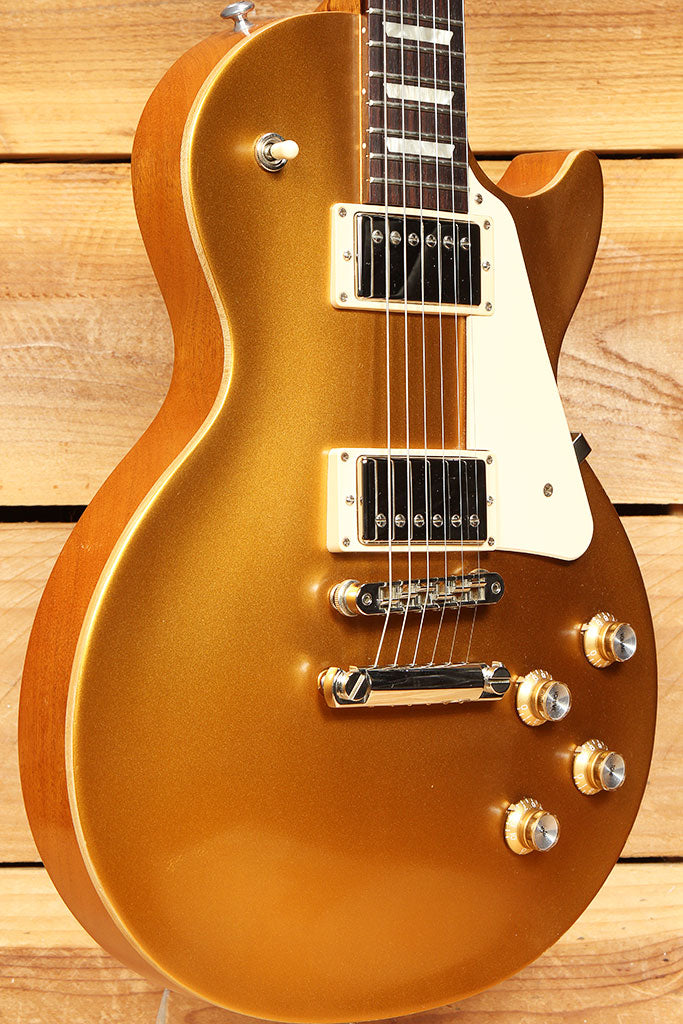 GIBSON 2018 LES PAUL 60s TRIBUTE T Goldtop Satin USA Clean! Free Ship 11585