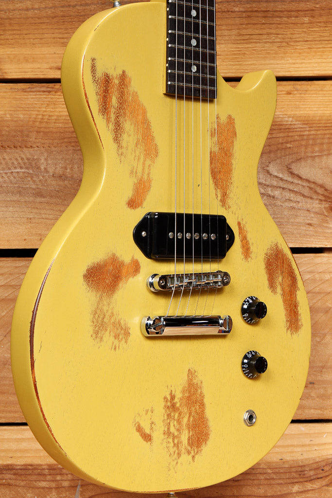 Gibson 2004 Les Paul Melody Maker Faded Nitro TV Yellow! Real Relic p90 Jr 54588