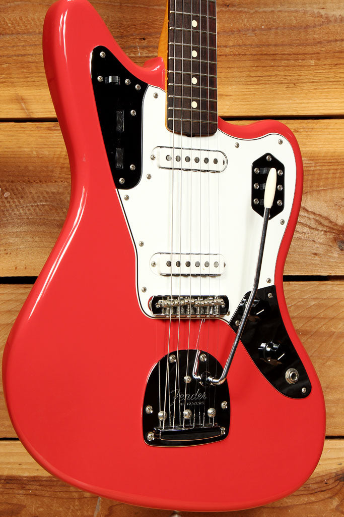 FENDER 2014 Classic 60s Jaguar Lacquer Fiesta Red Nitro Rosewood Board 35045