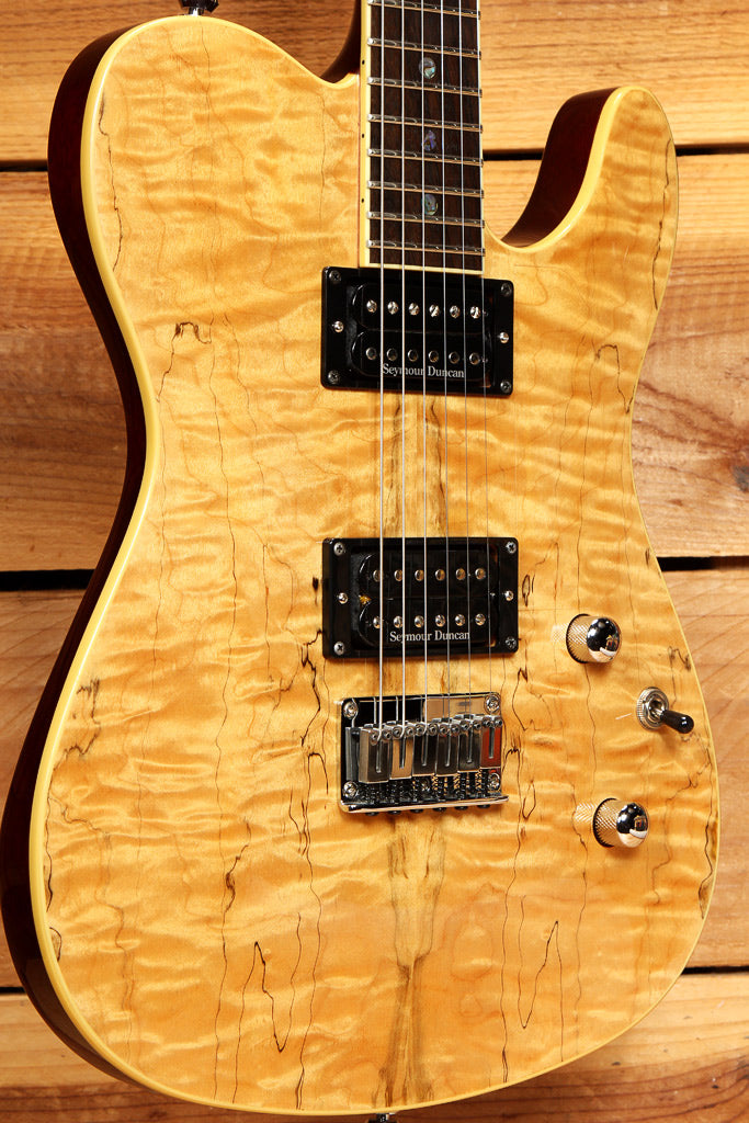 FENDER 2008 FSR TELECASTER Spalted Maple MIK Korea Seymour Duncan PU Tele 42832