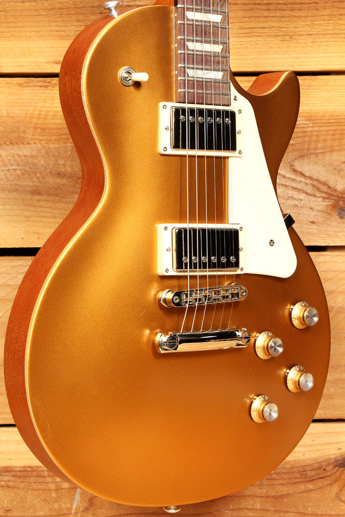 GIBSON 2017 LES PAUL 60s TRIBUTE T Goldtop Satin USA Clean w/ Small Repair 77792