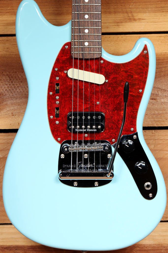 FENDER KURT COBAIN MUSTANG MIJ Japan + HSC Sonic Blue + Extras