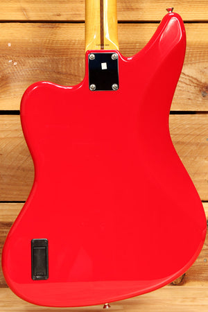 Fender JAB J-Craft Active Jaguar Bass MIJ Ashtrays Hot Rod Red 2006 + Case 94520