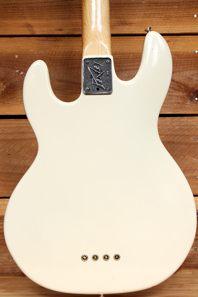 PEAVEY T-40 Vintage 1983 USA Bass White w/ Rosewood Board + OHSC & Manual 21849