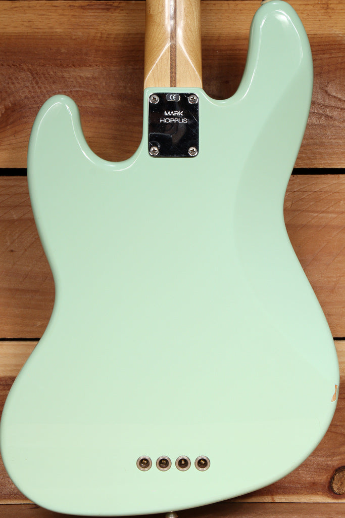 FENDER MARK HOPPUS Seafoam Green JAZZ BASS Early 2001 PRECISION PU + Bag 06377