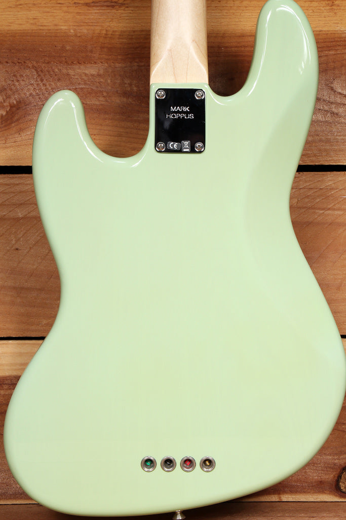 FENDER MARK HOPPUS BASS 2015 re-issue Jazz Precision 8 lbs 10 oz! Seafoam 31719