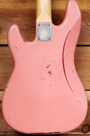 Fender Heavy RELIC 2010 American Special PRECISION BASS Shell Pink! Two-Tone USA P-Bass 42862