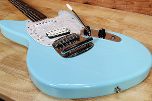 FENDER JAG-STANG Kurt Cobain Offset JagStang Clean! +OHSC Sonic Blue Japan 54339