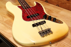 FENDER 1997-00 MIJ JAZZ BASS Creme 60s Re-issue Japan Duncan PUs 39671