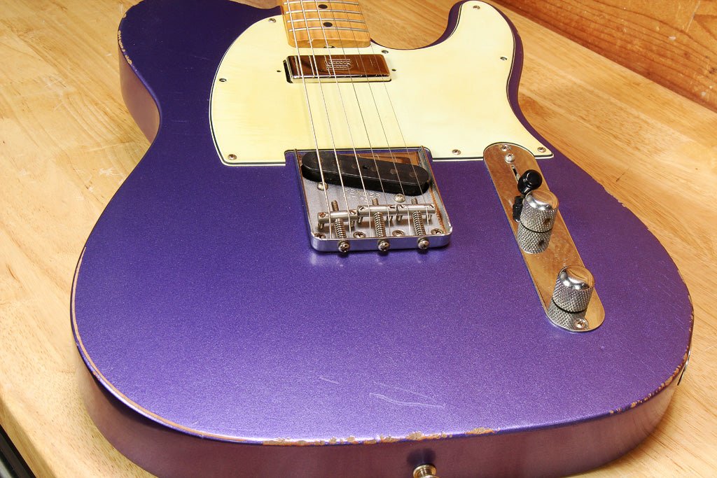 FENDER 50s ROAD WORN Telecaster 2019 Purple Tele + Seymour Duncan Mini HB 79096