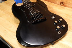 Gibson Gothic SG Morte Stealth Black 2001 Electric Guitar w/ Bag 41509