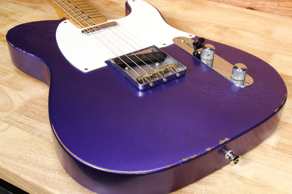 FENDER 50s ROAD WORN TELECASTER FSR 2019 Relic Purple Tele Rare Guitar 87003