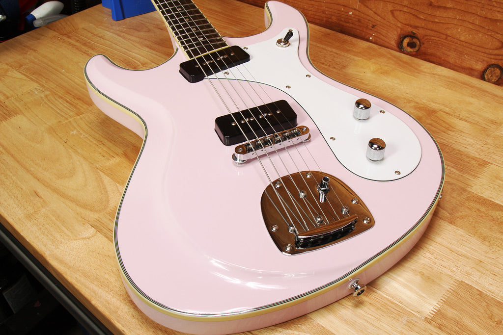 Eastwood Sidejack Baritone Dlx RARE Shell Pink Discontinued! Clean! 00331