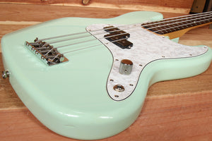 FENDER MARK HOPPUS Seafoam Green JAZZ BASS Early 2001 PRECISION PU + Bag 06377