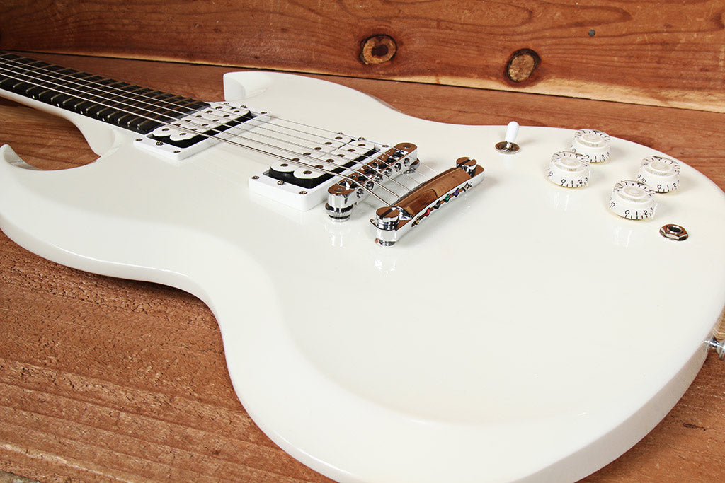 Gibson Rd Baritone GIBSON SG BARITONE Super Clean! + OHSC & Papers Alpine White USA 31392 ...