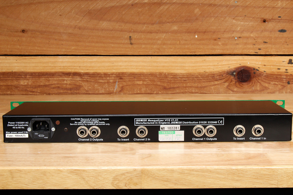 JoeMeek VC5 Meequalizer 1998 Two Channel Equalizer Stereo EQ 02281