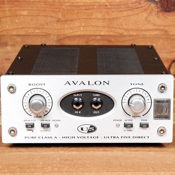 AVALON U5 Microphone Preamp DI Direct Box Class A Tube Pre Clean 