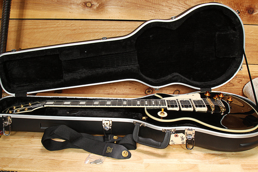 Epiphone Ltd Ed Peter Frampton Les Paul Custom PRO Nice! Black / Gold +HSC 10682