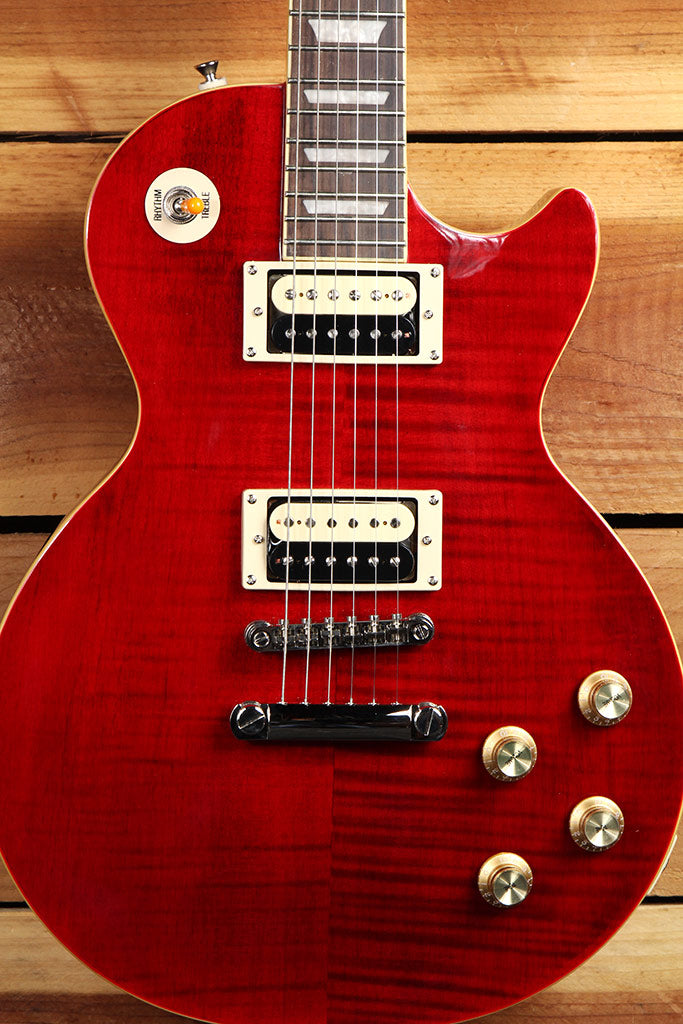 EPIPHONE SLASH ROSSO CORSA LES PAUL MINT! + OHSC COA CASE CANDY
