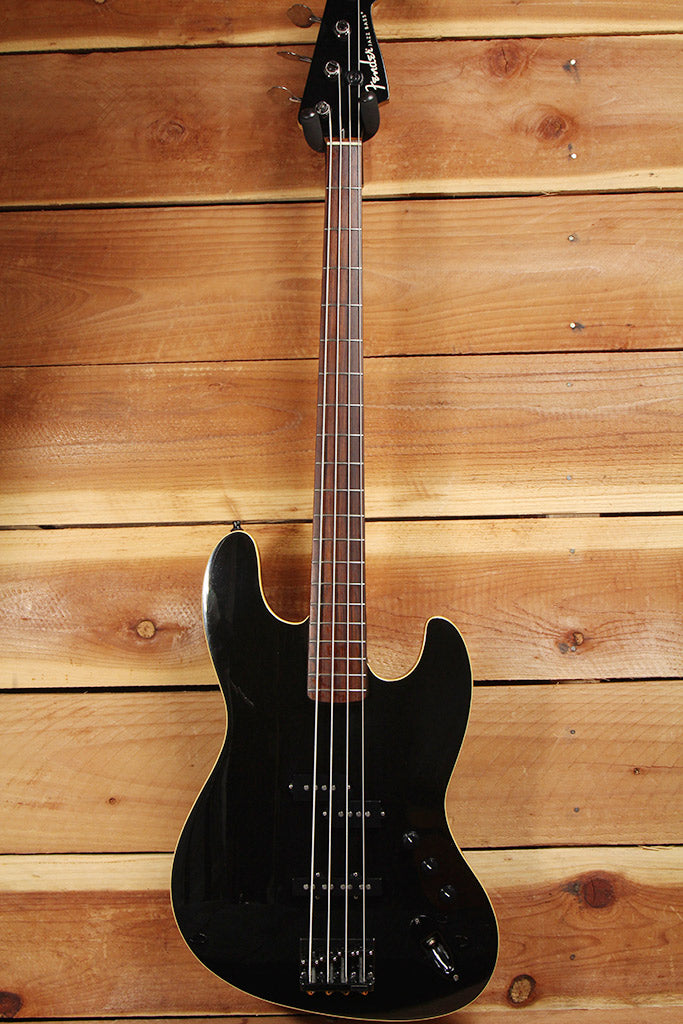 FENDER AERODYNE JAZZ BASS Very Sweet 4-String Japan J-Bass Black Ebony 3219