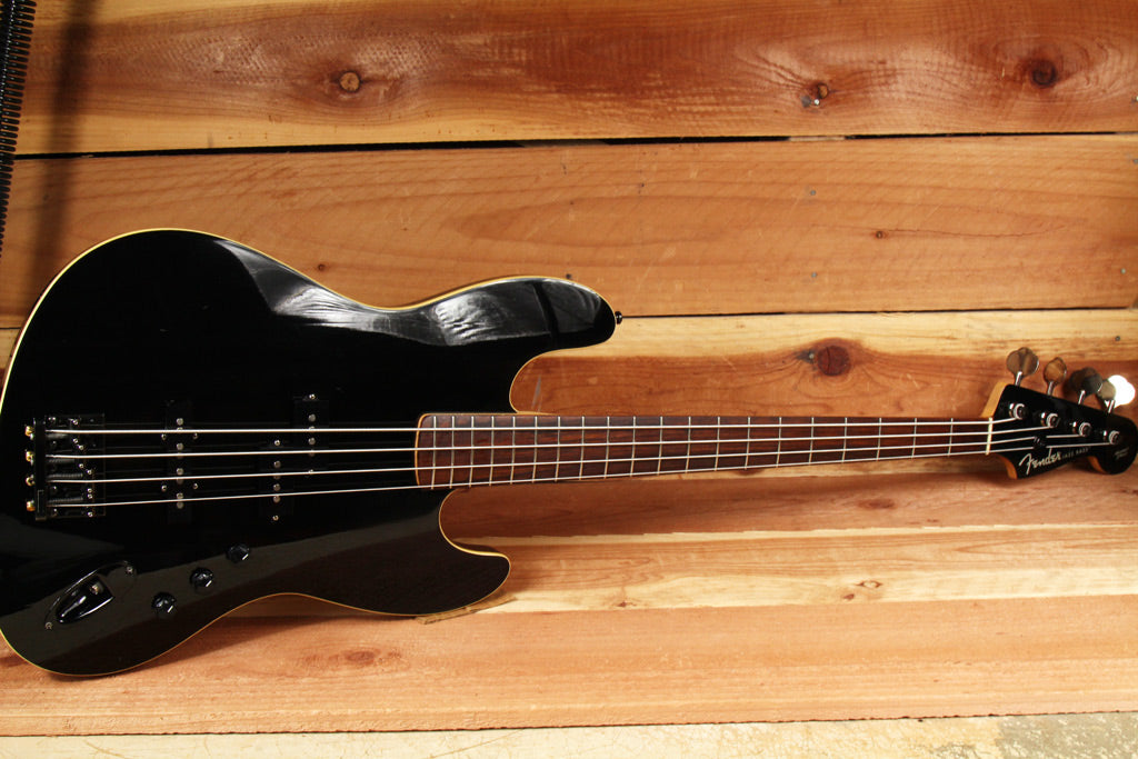 FENDER AERODYNE JAZZ BASS Very Sweet 4-String Japan J-Bass Black Ebony 3219