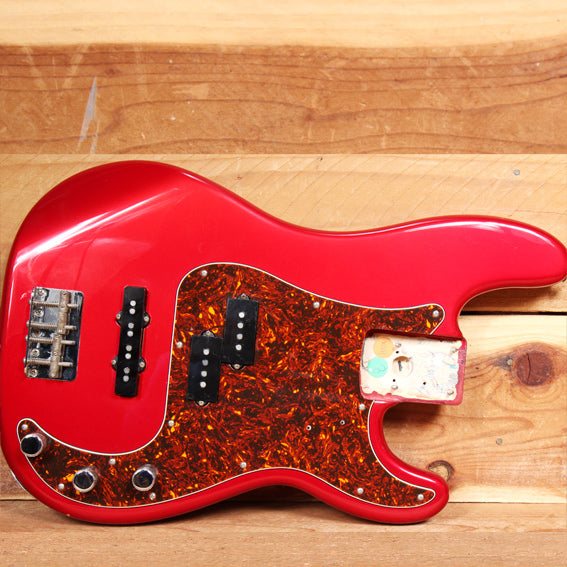 Fender プレシジョンベース PJボディ キャンディアップルレッド系