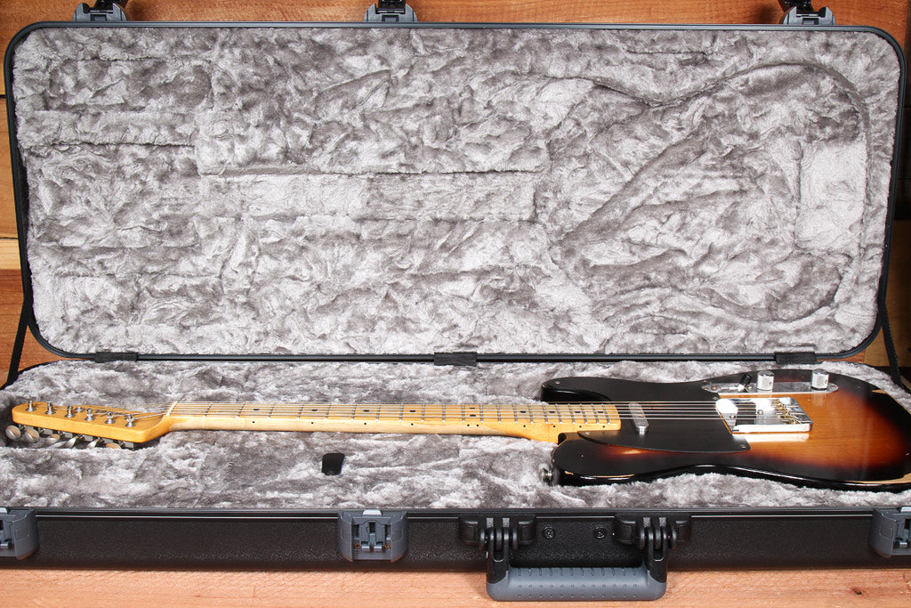 FENDER TSA ATA Black Hard Shell Guitar CASE Stratocaster & Telecaster Strat Tele