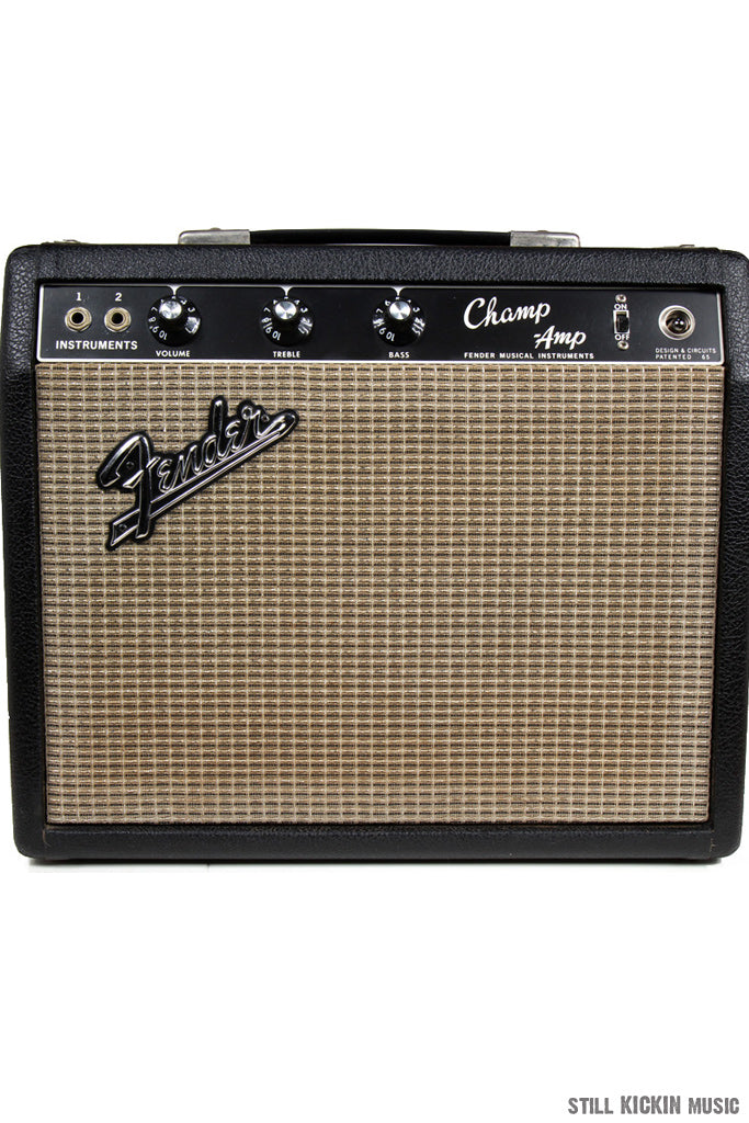 Fender FENDER 60s Vintage BLACKFACE CHAMP AMP Clean! Upgraded Weber Speaker + Original