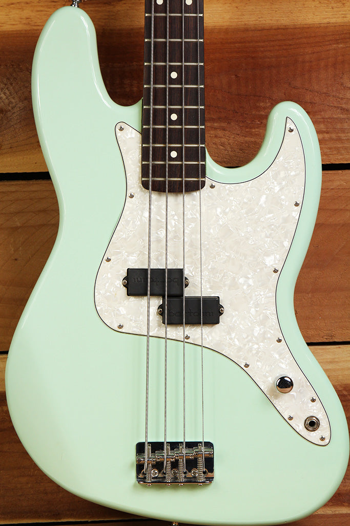 FENDER MARK HOPPUS SIGNATURE Seafoam Green JAZZ BASS Bartolini PU P-Bass Neck 7287