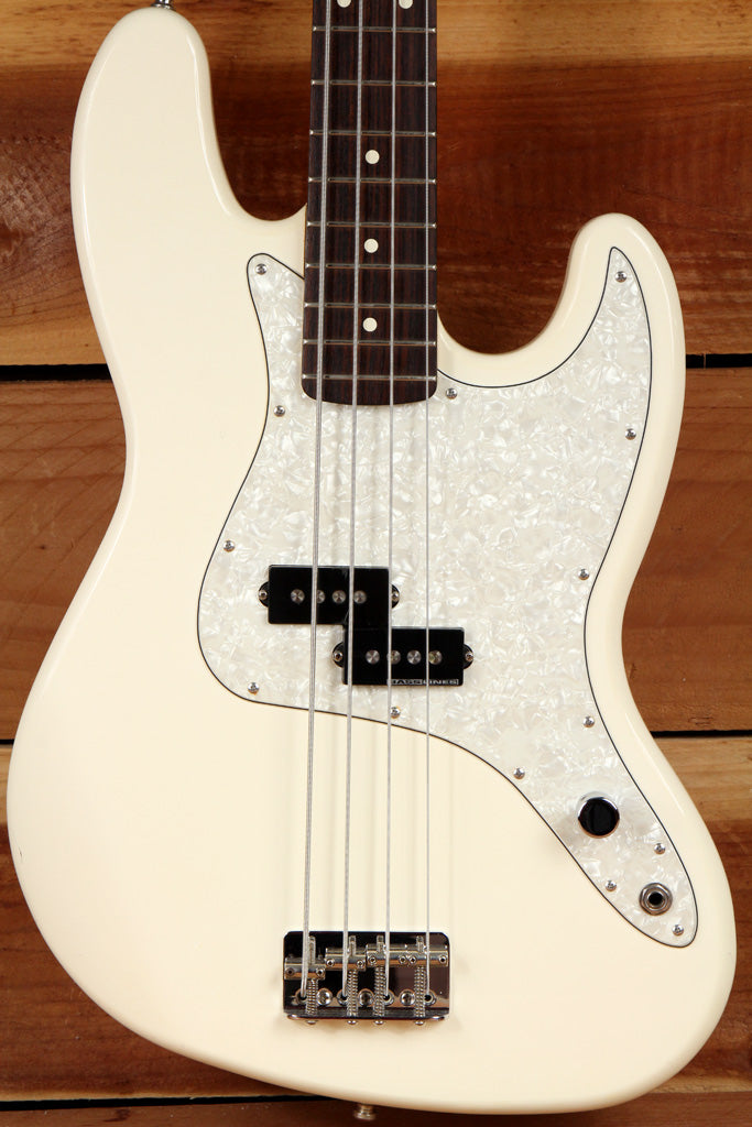 FENDER MARK HOPPUS BASS -- ONCE OWNED BY MARK! --White 2003 Jazz 7392