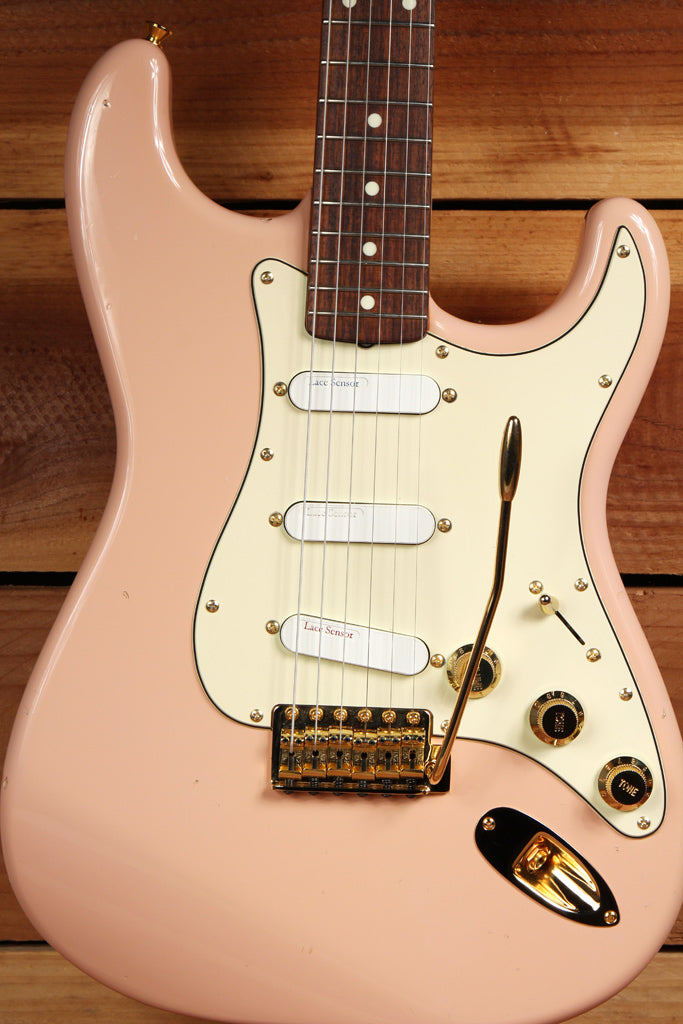 FENDER CLASSIC 60s STRATOCASTER MIJ Shell Pink 1996 Strat Japan Lace PU 6634