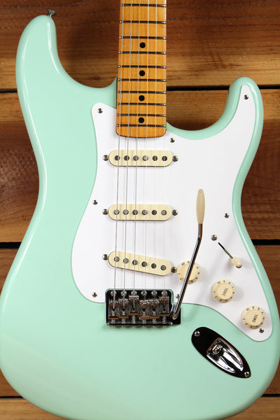 ギター Fender 50s Stratocaster Surf Green MIM Fender Classic 50's Stratocaster Surf Green Clean - YouTube